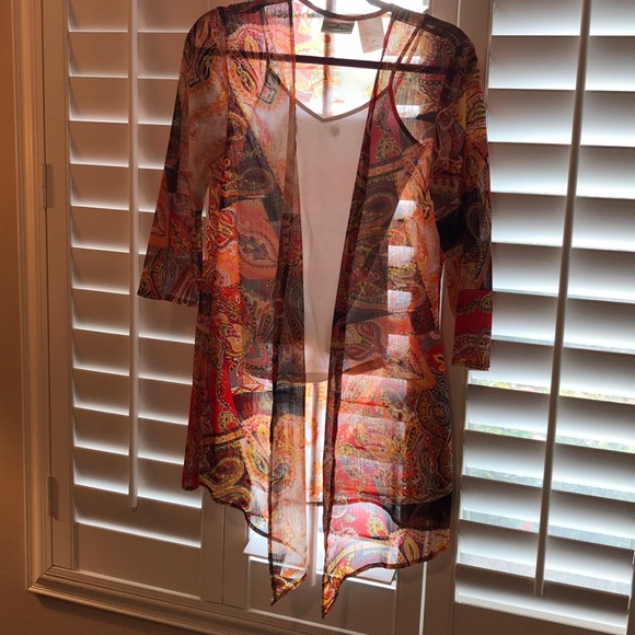 Patchington Semi Sheer Cardigan - Picture 6 of 8